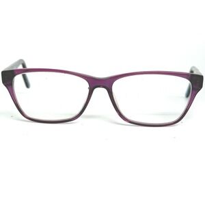 Hard Candy HC25 PURCR Purple Eyeglasses Frames 53-14-135 Rectangular Women 21629